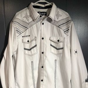 XXL Roar Button Down Shirt